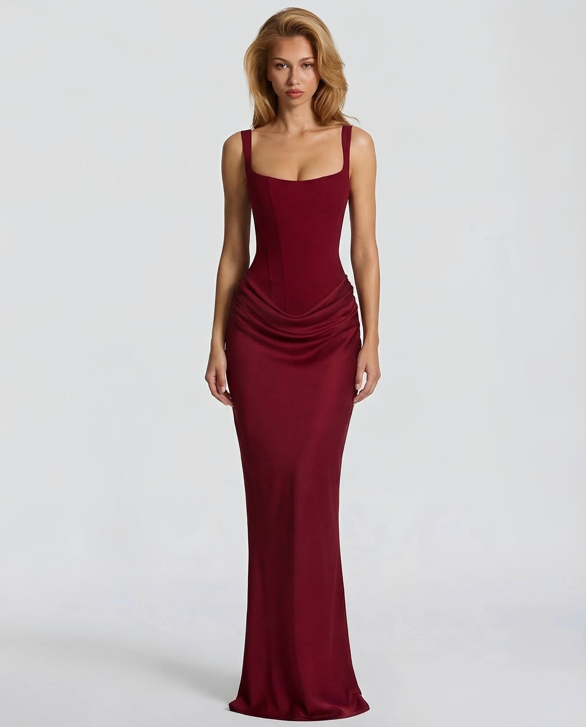 Dorsey - Ansprechendes Korsett-Maxikleid