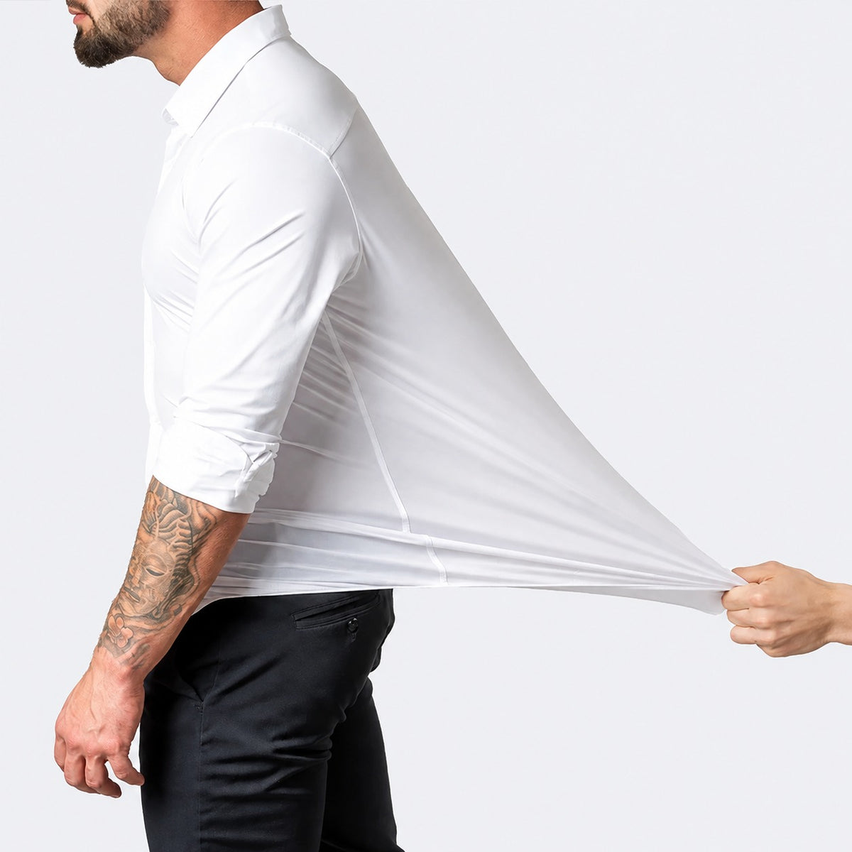 Howard - Bequemes Herrenhemd aus Stretchstoff