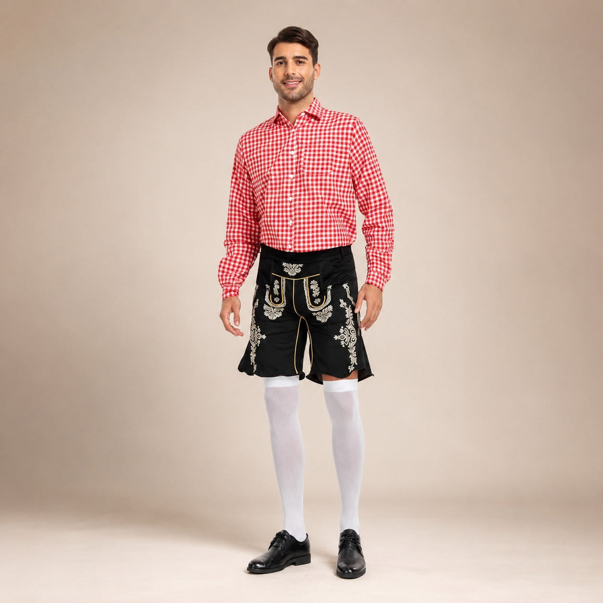 Alexis - Modisches Hemd mit Karomuster für das Oktoberfest