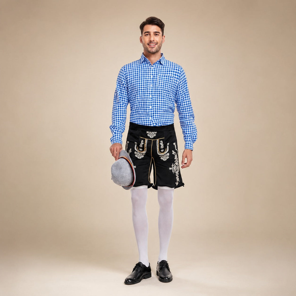 Alexis - Modisches Hemd mit Karomuster für das Oktoberfest