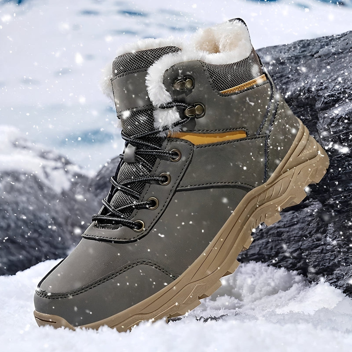 Franklin - Männliche winterliche Stiefel für draußen, warm