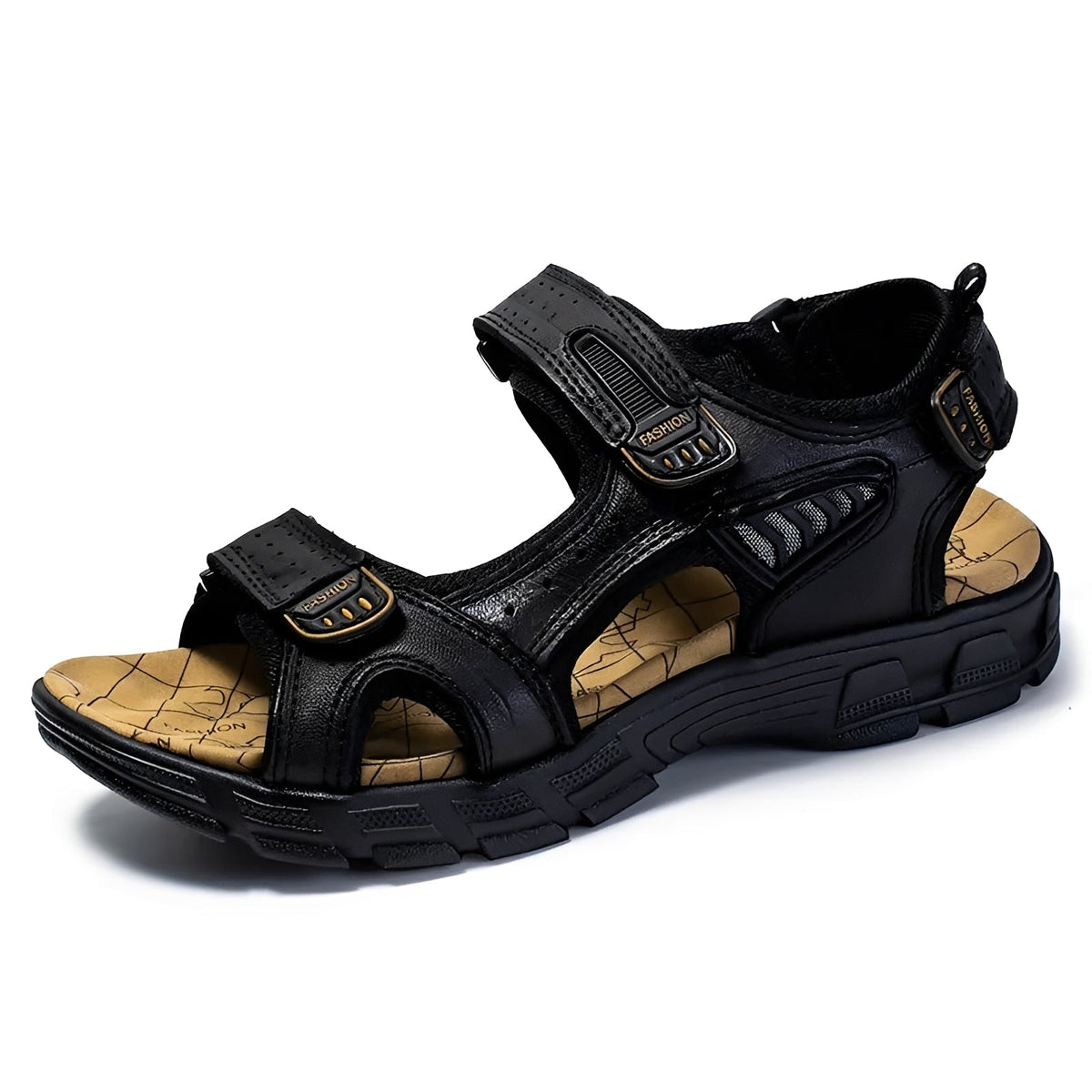 Leon - Komfortable, gepolsterte Freizeitsandalen