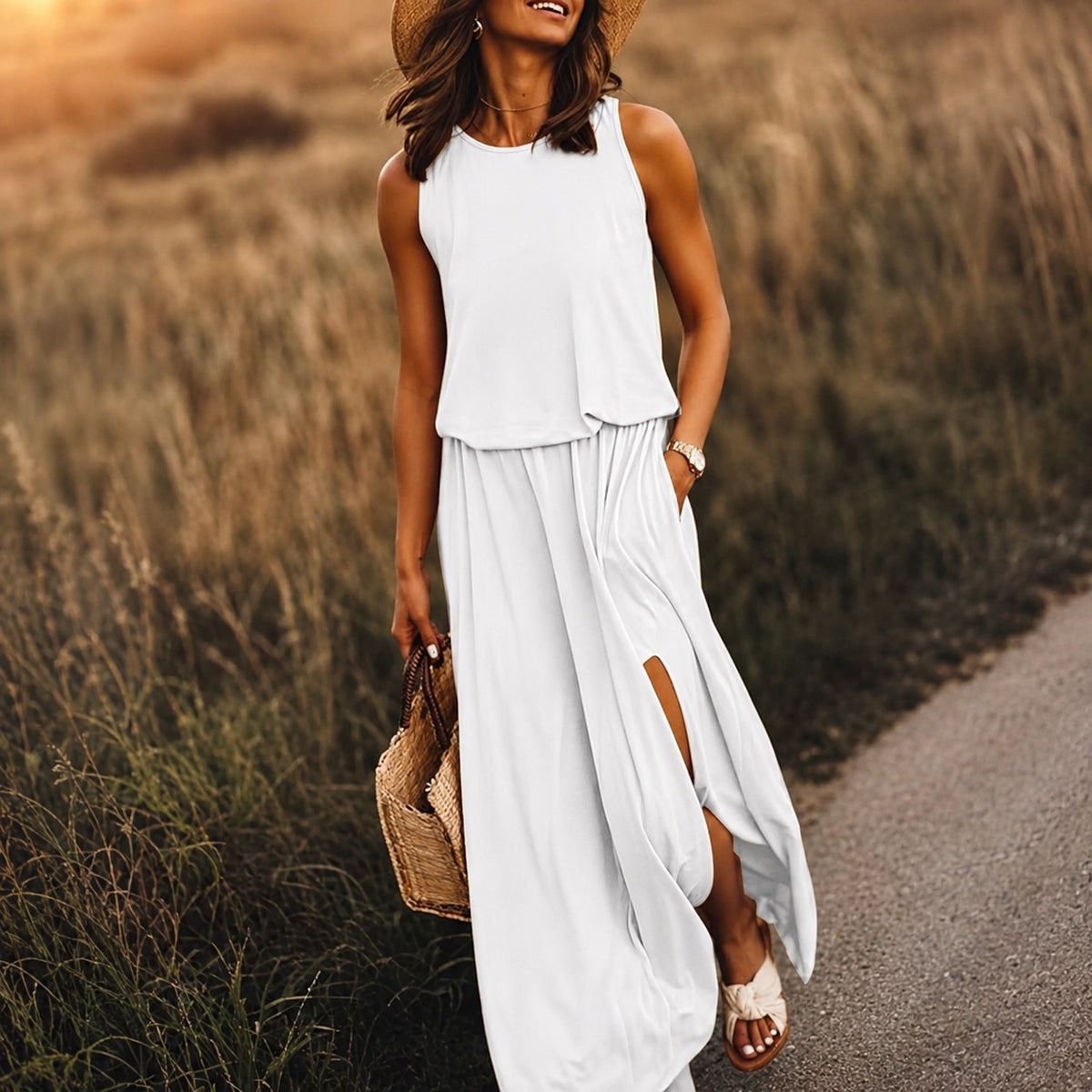 Edna - Lässiges, entspanntes Boho-Maxikleid