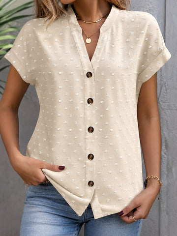 Cardena - Moderne Bluse mit Lässigem Schulterdesign