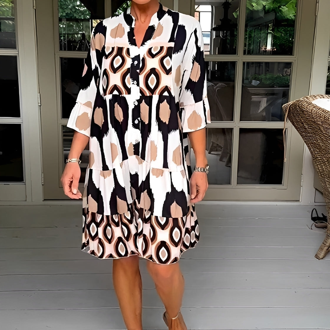 Katie - Elegantes, locker sitzendes Kleid