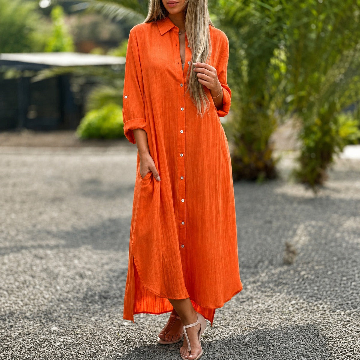 Sharon - Bequemes Luftiges Kleid