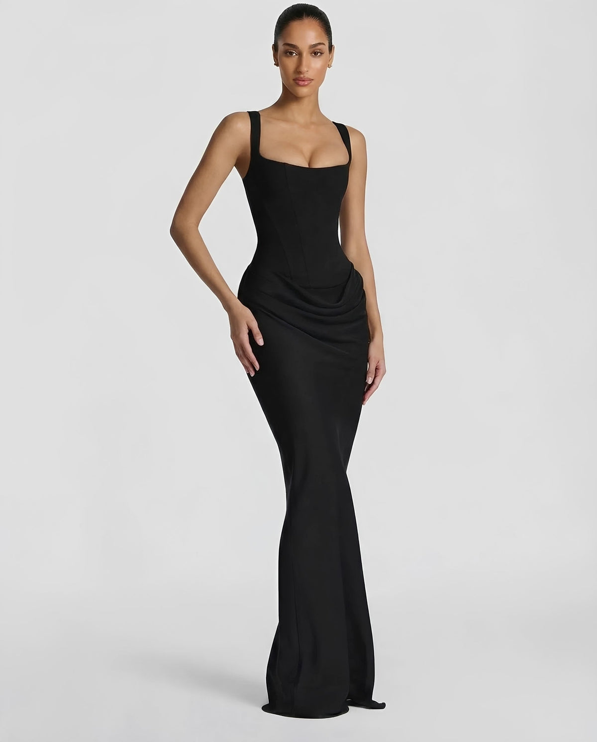 Dorsey - Ansprechendes Korsett-Maxikleid