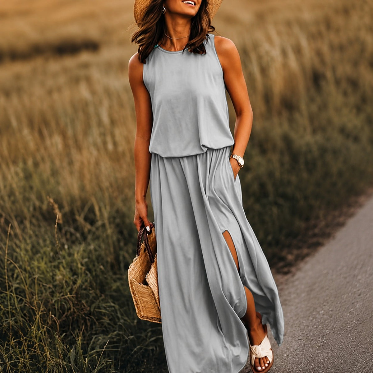 Edna - Lässiges, entspanntes Boho-Maxikleid