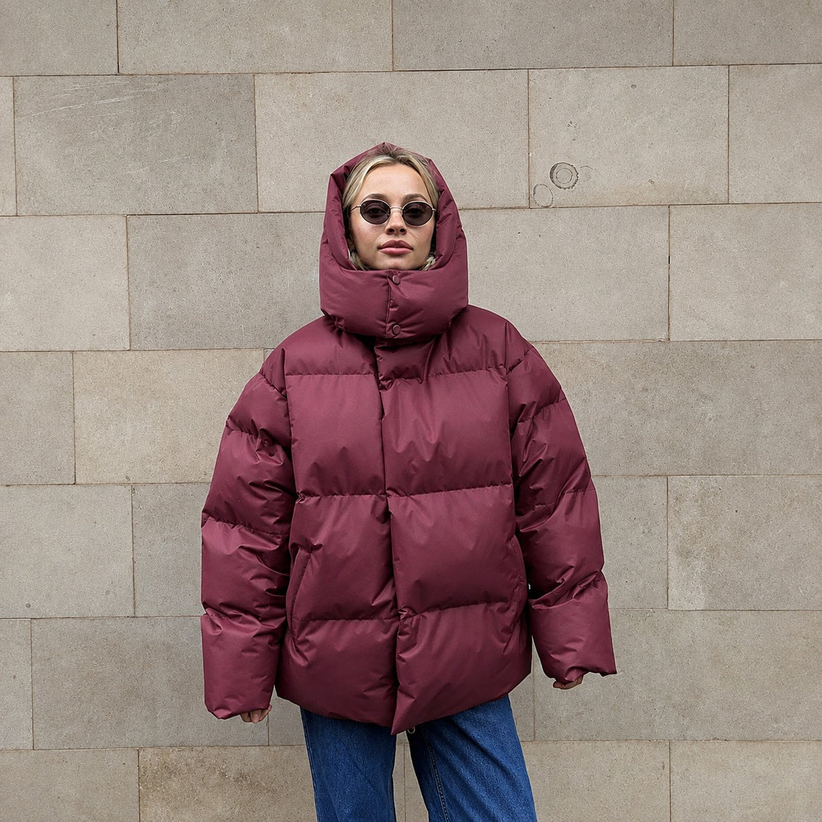 Natalia - Dicke Jacke mit Kapuze