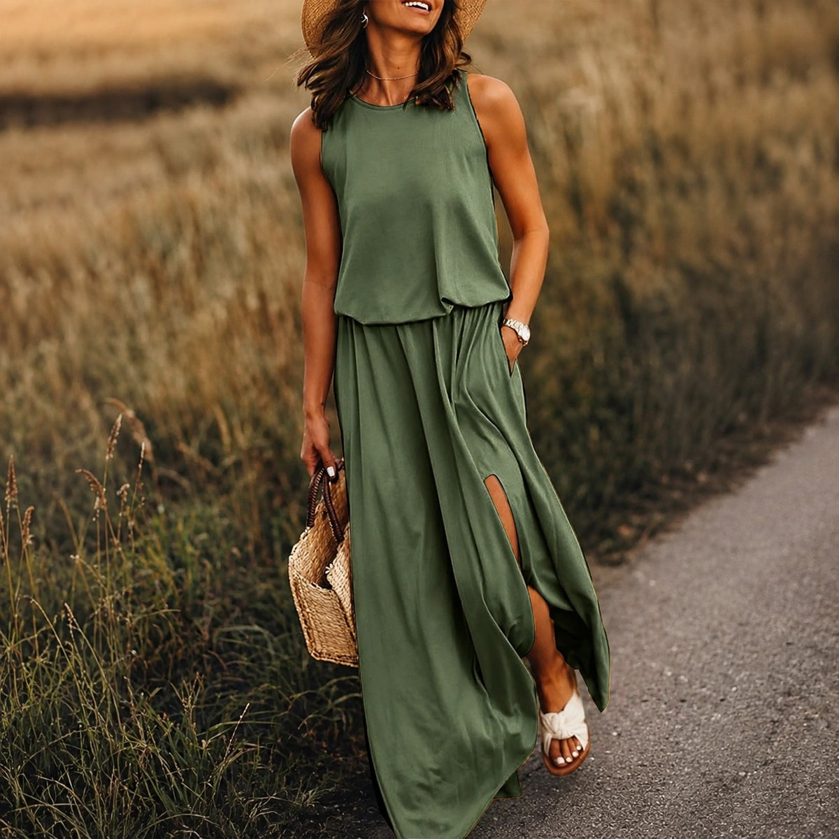 Edna - Lässiges, entspanntes Boho-Maxikleid
