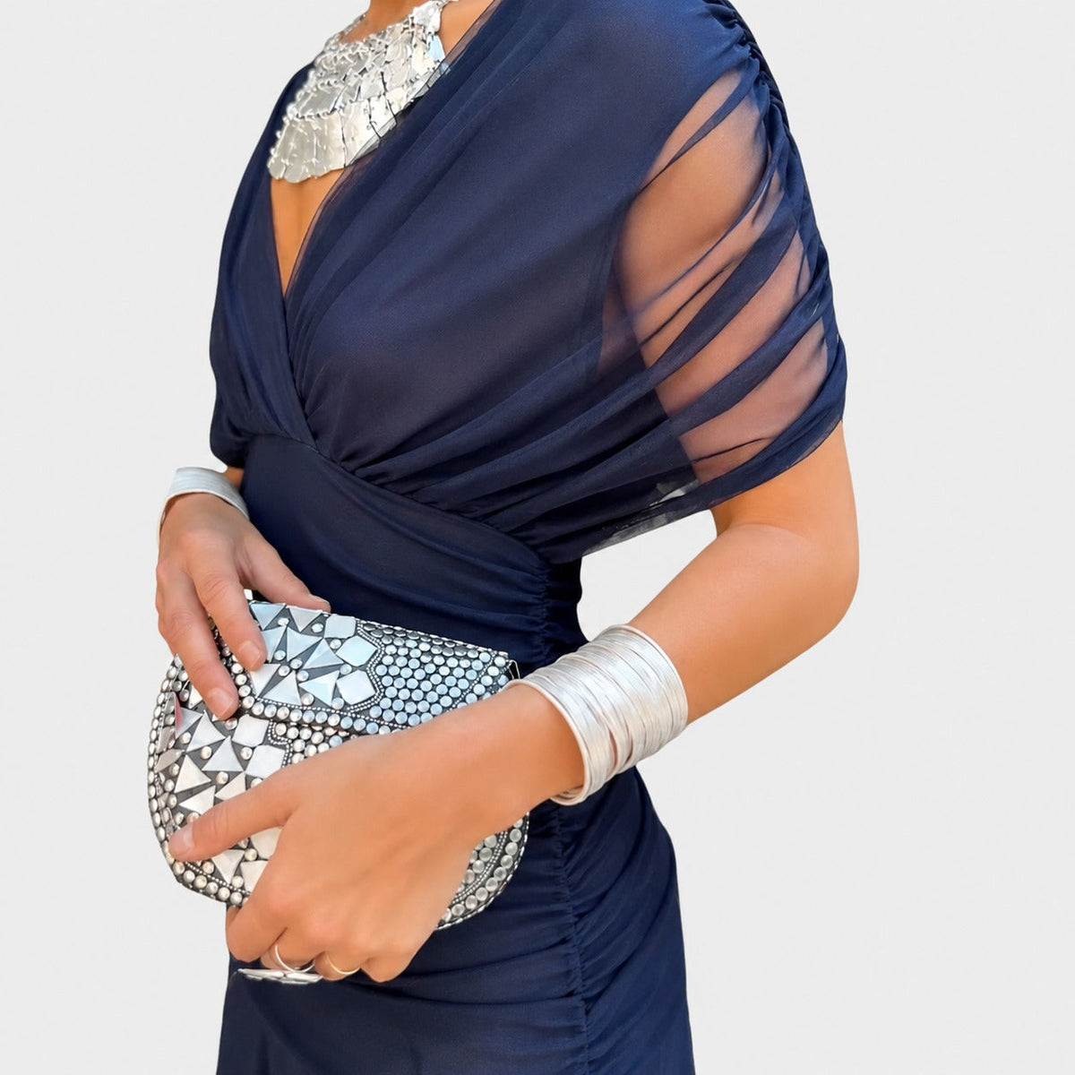 Bernice - Elegantes Maxikleid mit Raffung