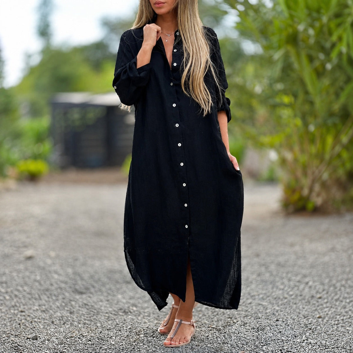 Sharon - Bequemes Luftiges Kleid