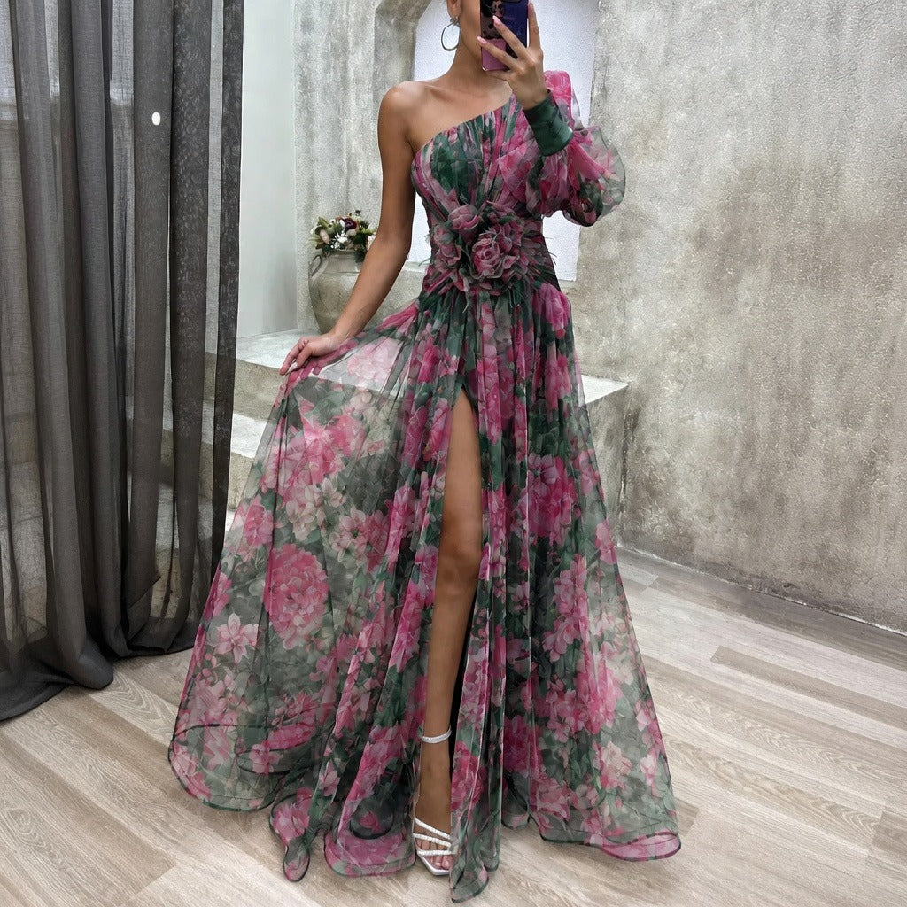 Rowe - Elegantes Maxi-Blumenkleid