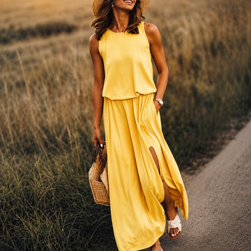 Edna - Lässiges, entspanntes Boho-Maxikleid
