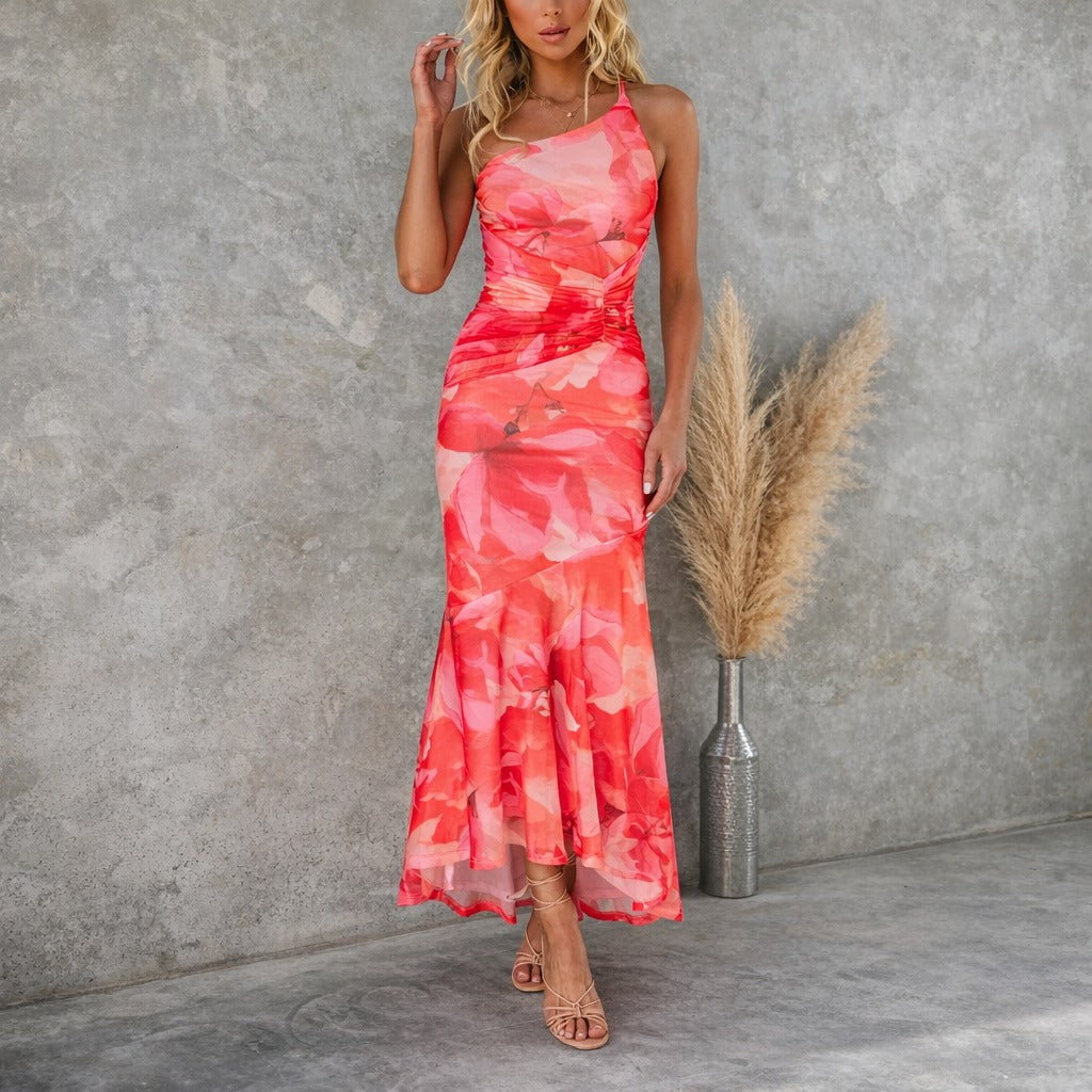 Tiffany - Midikleid mit Blumendruck