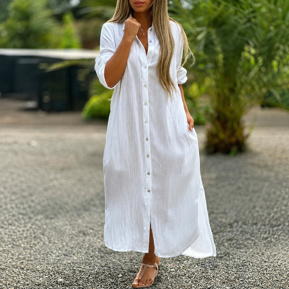 Sharon - Bequemes Luftiges Kleid