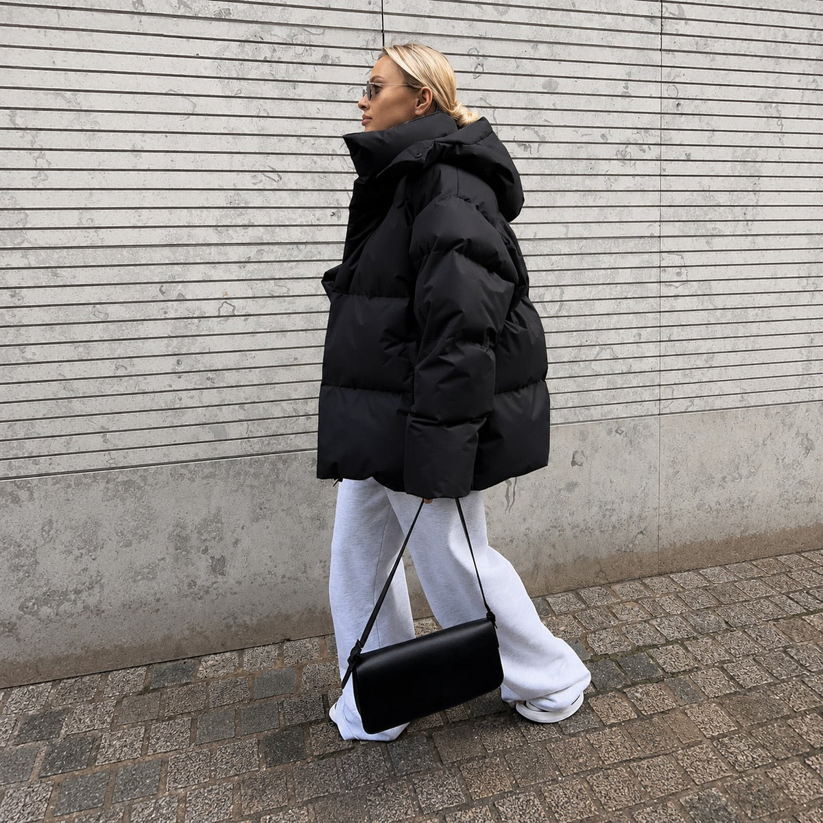 Natalia - Dicke Jacke mit Kapuze