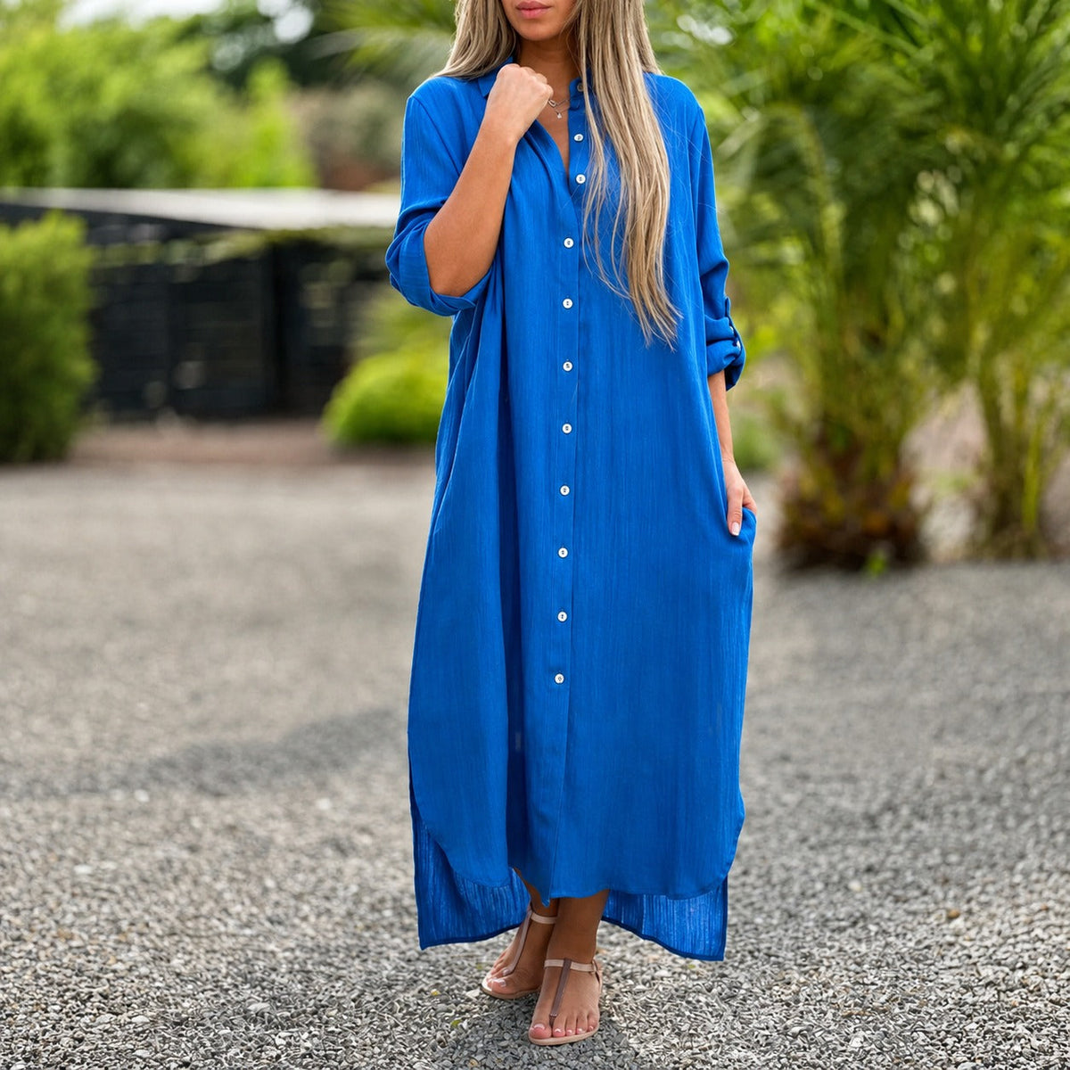 Sharon - Bequemes Luftiges Kleid