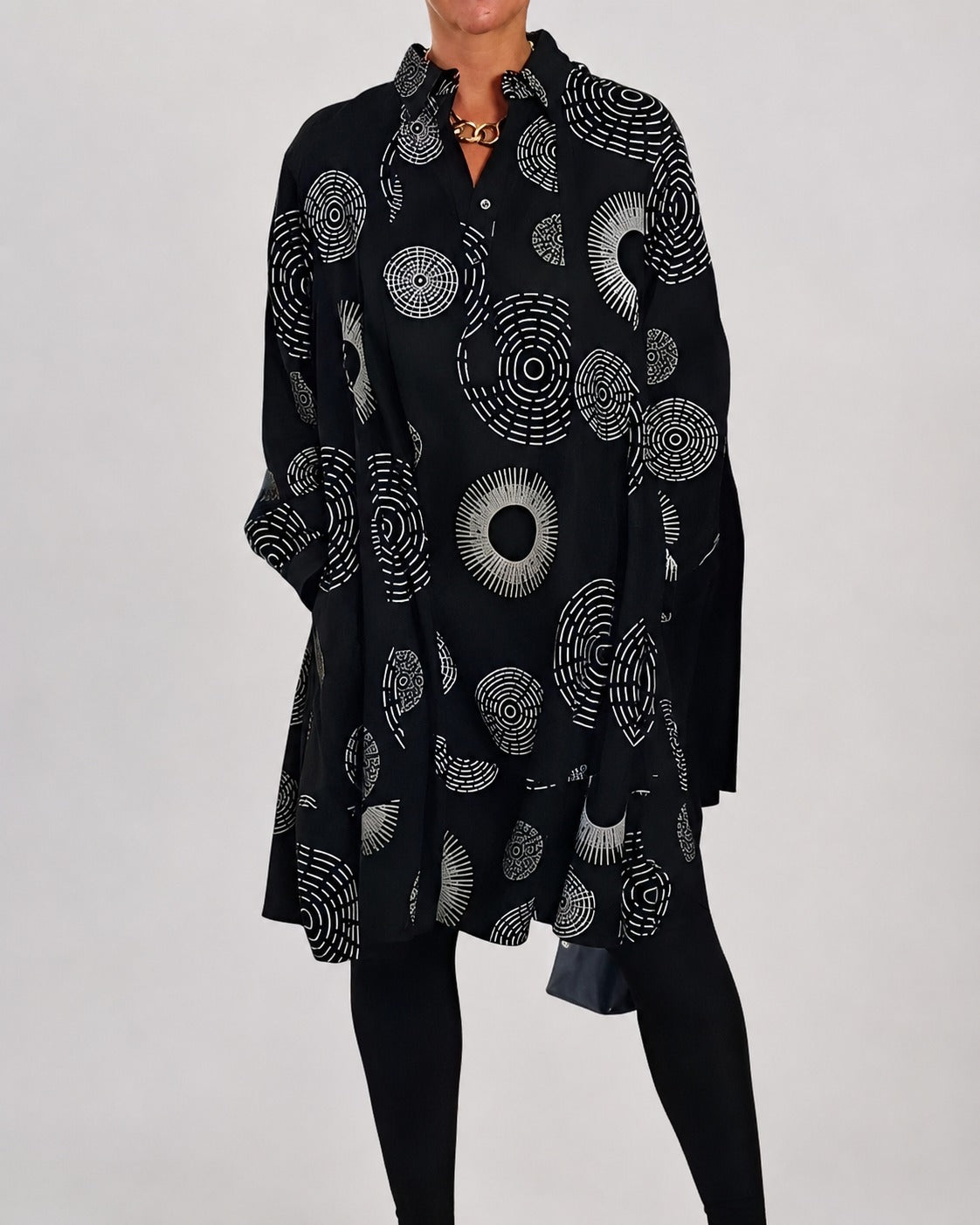 Lacie - Komfortables Kleid mit Kragendetail