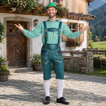 Ronald - Retro-stilvolle Oktoberfest-Shorts
