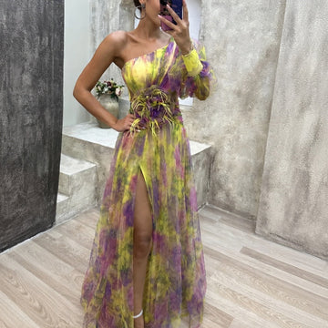 Rowe - Elegantes Maxi-Blumenkleid