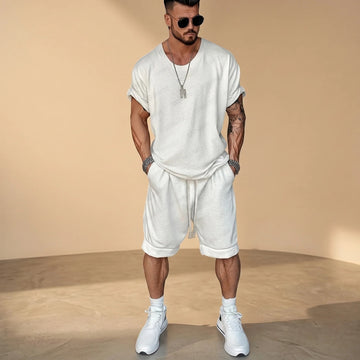 Alan - Komfortables Set mit Hemd und Shorts