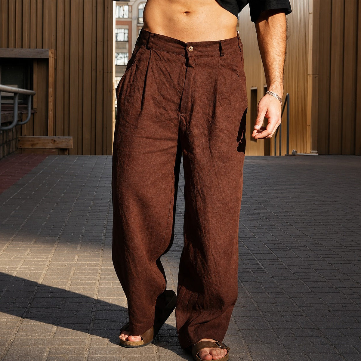 Brandon - Locker geschnittene weite Hose
