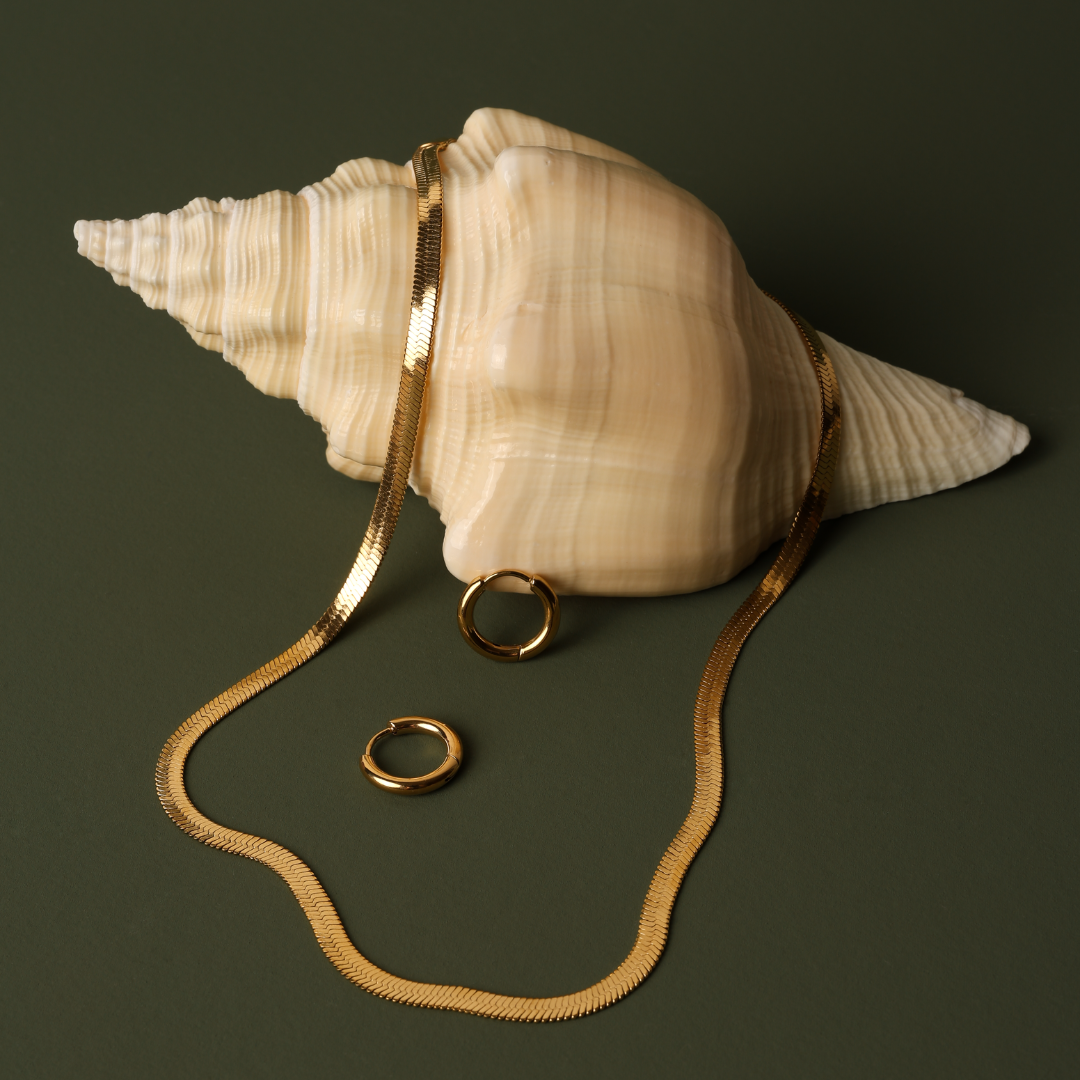 Kauai – Wasserresistente Herringbone-Halskette