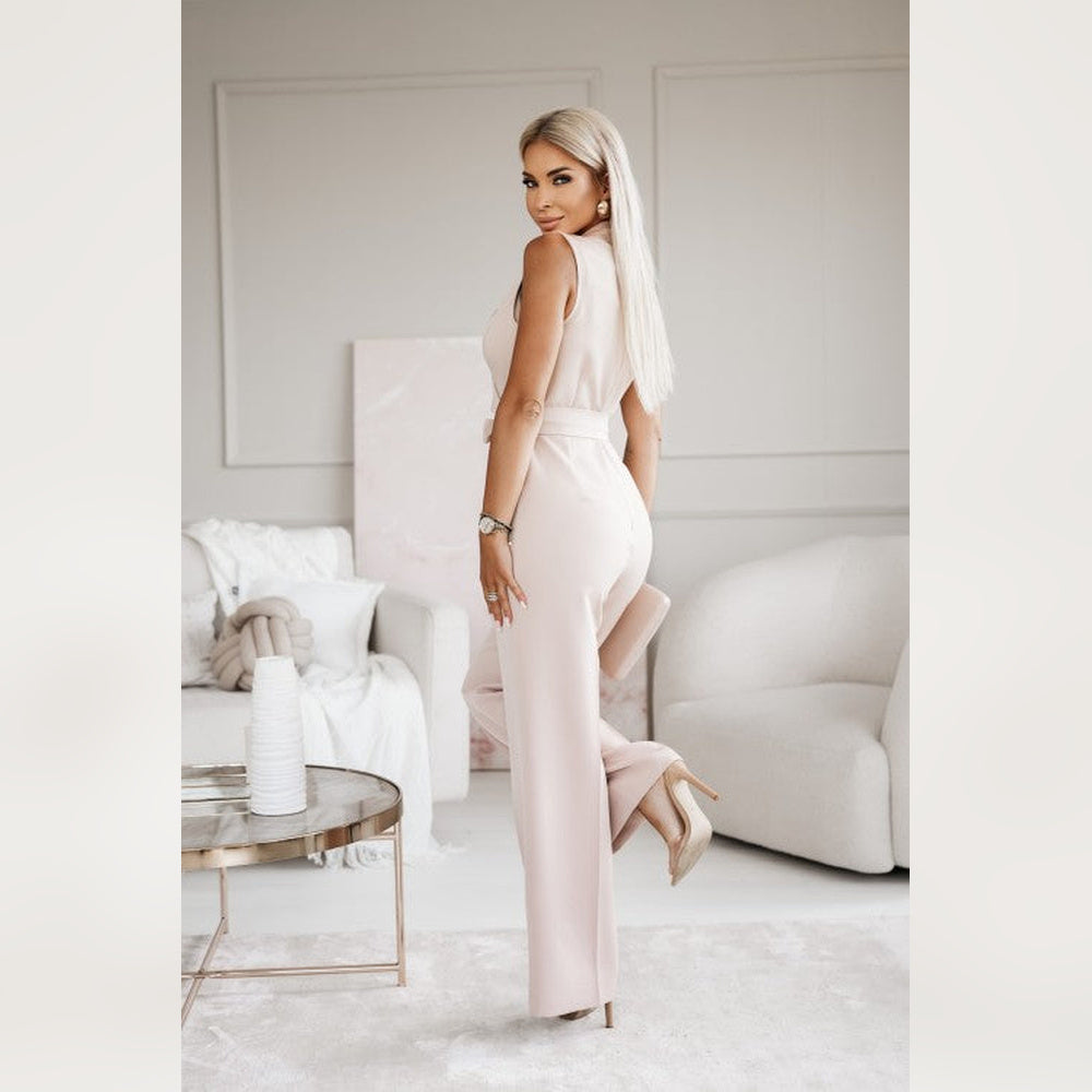 Maribel – Ärmelloser Jumpsuit mit eleganter Silhouette und stilvollem Schnitt