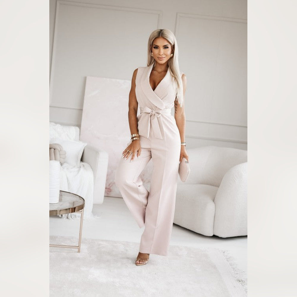 Maribel – Ärmelloser Jumpsuit mit eleganter Silhouette und stilvollem Schnitt