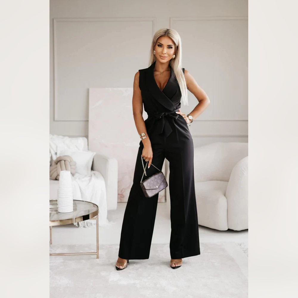 Maribel – Ärmelloser Jumpsuit mit eleganter Silhouette und stilvollem Schnitt