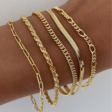 Elara – Set minimalistischer Armbänder für Frauen