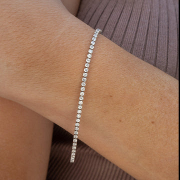 Mini-Tennisarmband mit funkelnden Details
