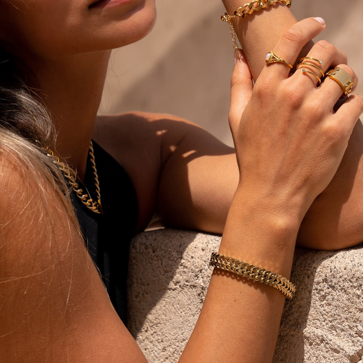 Eden – Texturiertes Armband