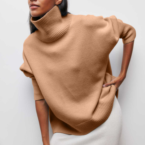 Berenice – Pullover mit Hohem Kragen