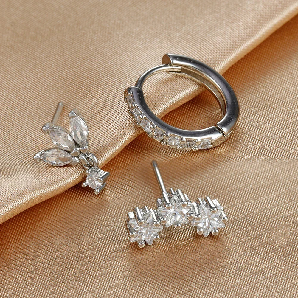 Nova – Elegantes Ohrring-Set mit Glanzdetails