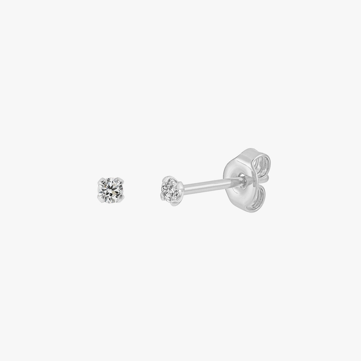 Sloane - Mini Glitzerohrringe mit 2mm