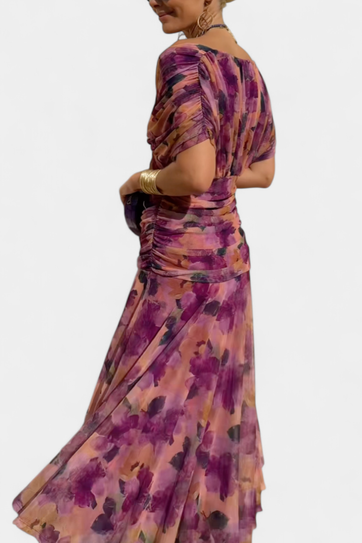 Celine - Elegante Off-Shoulder-Robe