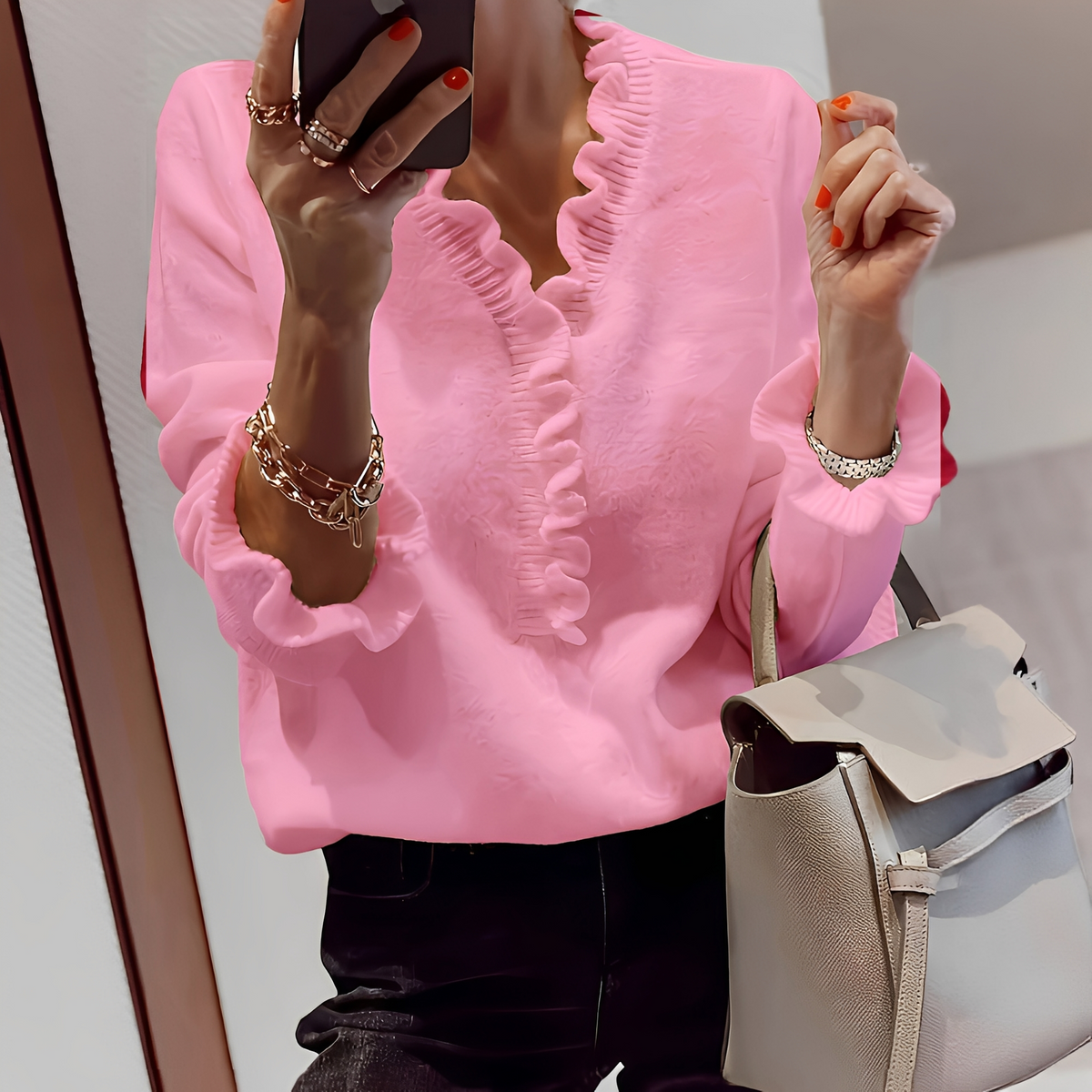 Isabella - Eleganter Pullover mit Knöpfen für Damen