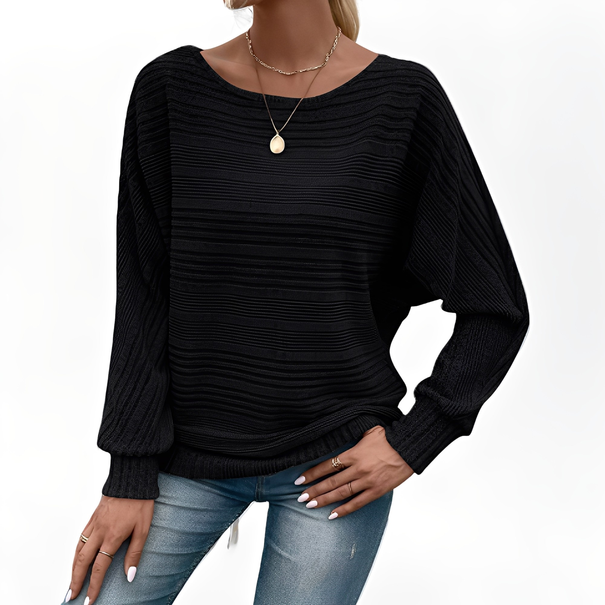 Eleanore - Bequemer Streifenpullover