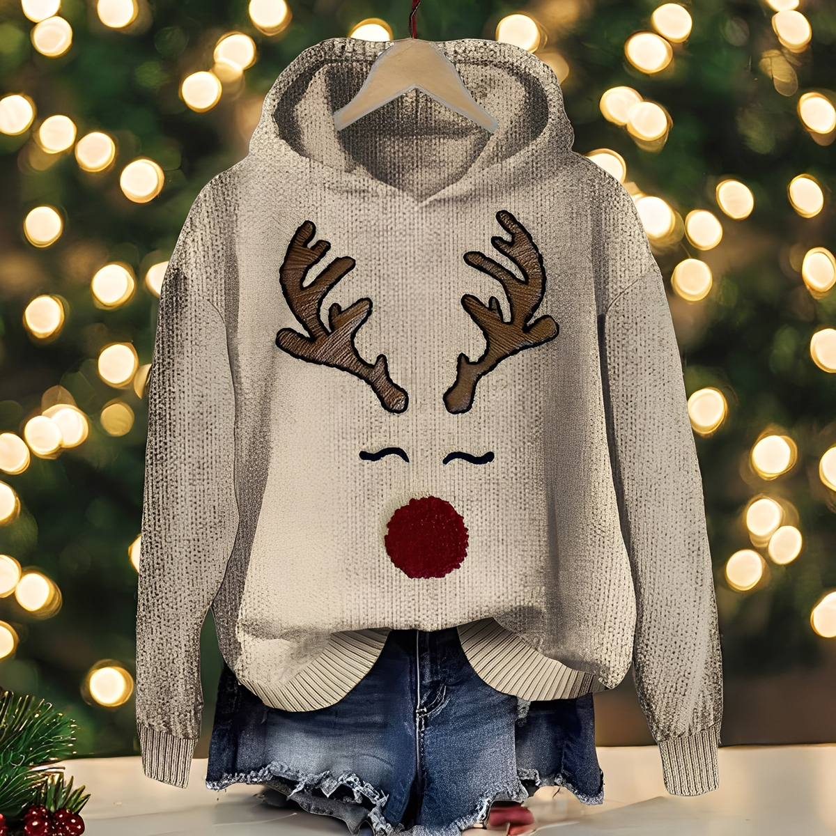 Liza - Modischer und behaglicher Weihnachts-Hoodie