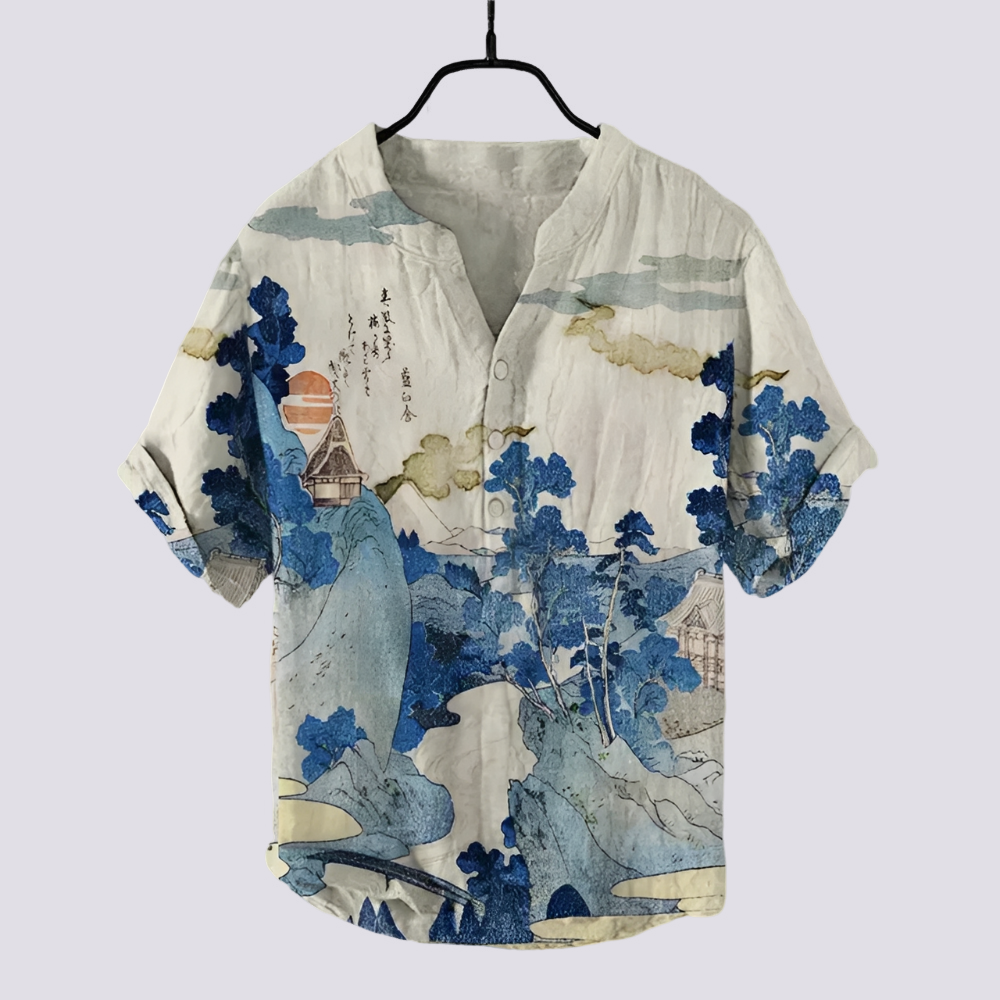 Fiona - Chic-Shirt mit originellem Druck für Frauen