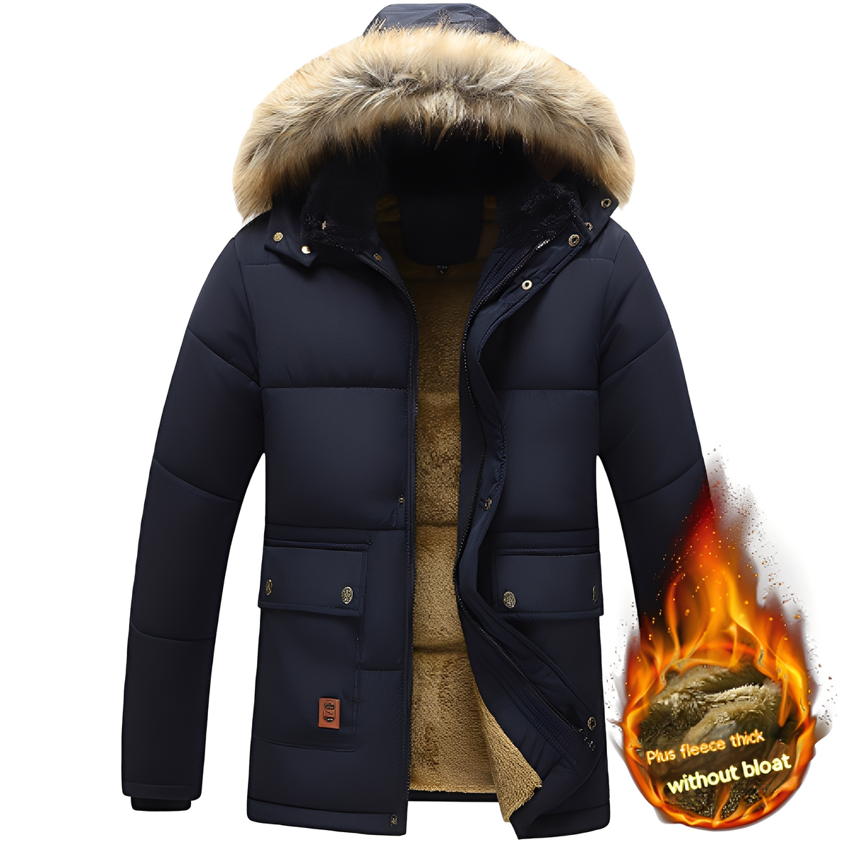 Crispian - Bequeme Jacke mit Kapuze