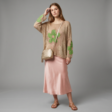 Alwena - Leichte Bluse mit Blumenmotiv