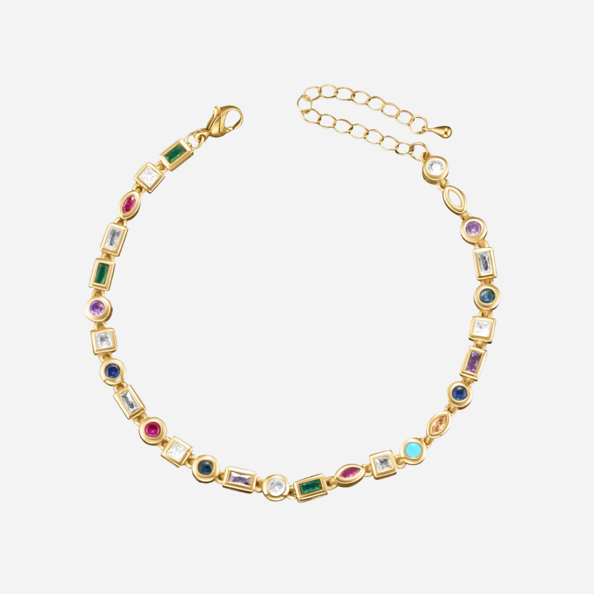 Nozomi – Buntes Armband mit funkelnden Details