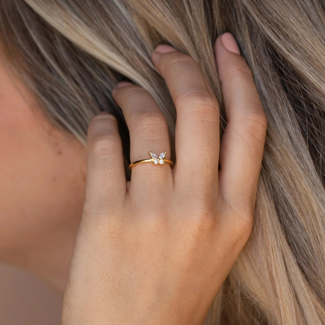 Schmetterlingsring – Zart und elegant
