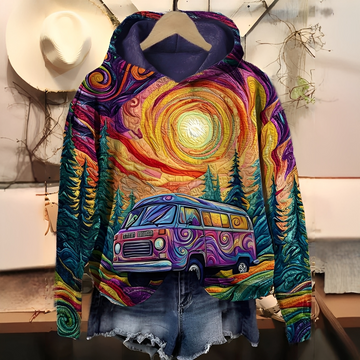 Séraphine - Hoodie mit Digitaldruck für Damen