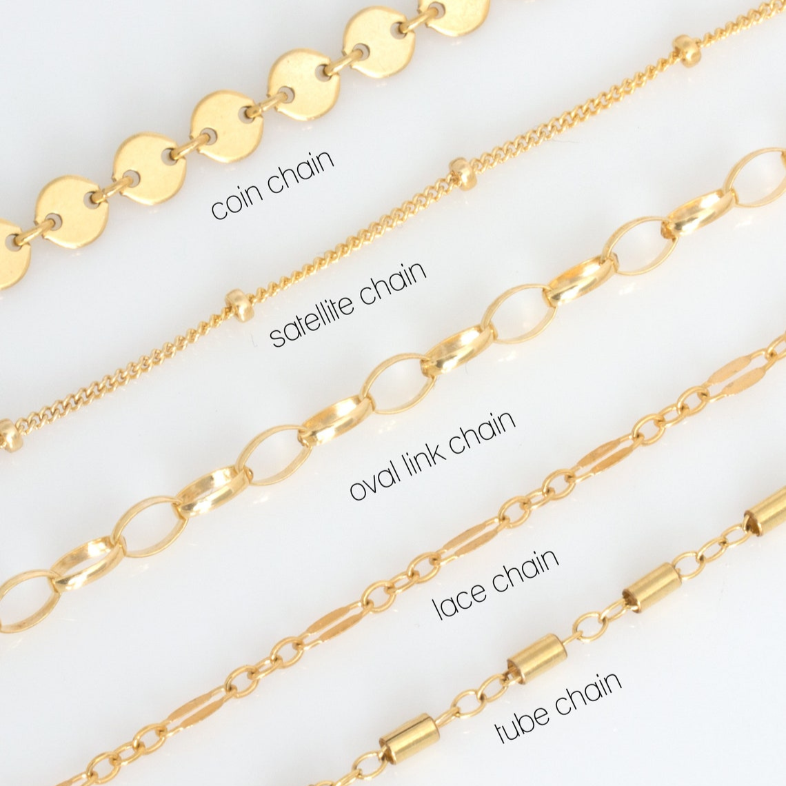 Ketten-Disk-Armband - Schichtenarmbandset