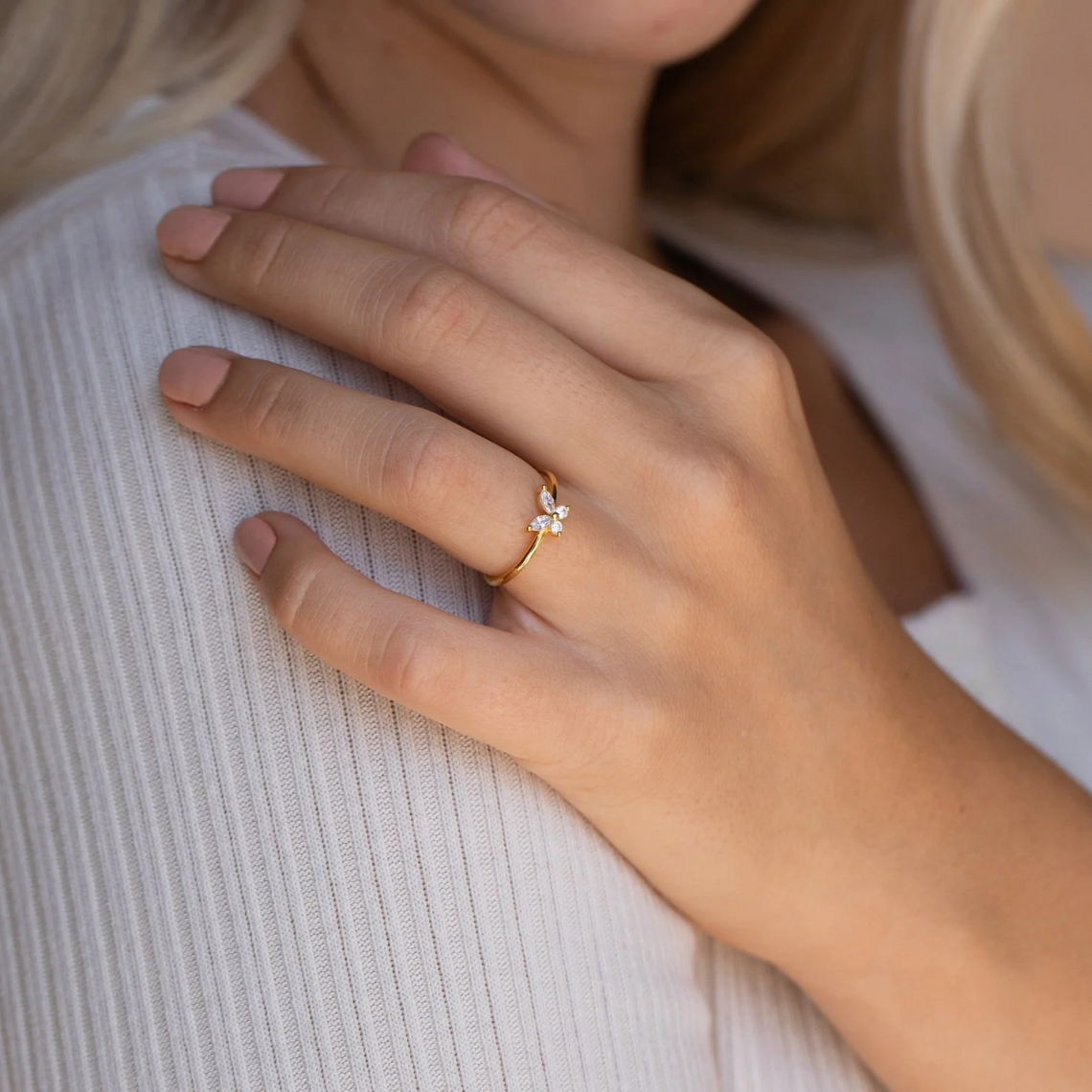 Schmetterlingsring – Zart und elegant
