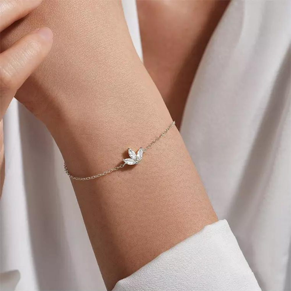 Drei Blumen - Kettenarmband